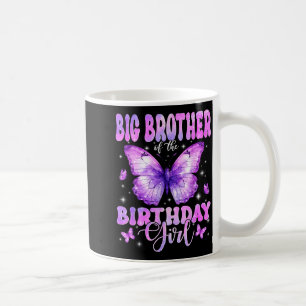 Grote Broer Van De Verjaardag Meisje Vlinder Grapp Koffiemok