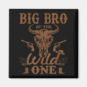 Grote Broer Van De Wilde Cowboy Western Rodeo Fees Magneet