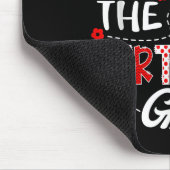 Grote broer van het verjaardagsmeisje lieveheersbe muismat (Hoek)