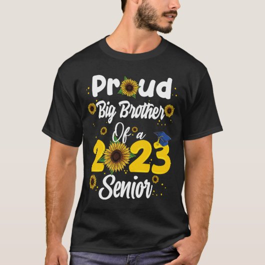 Grote broer van klasse 2023 Afstuderen T-shirt (Voorkant)