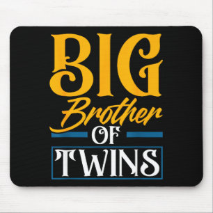 Grote Broer Van Tweeling Nieuwe Broer Sibling Grap Muismat