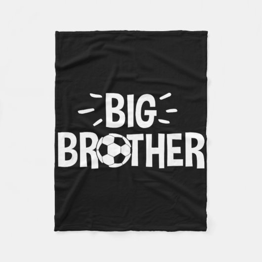 Grote Broer Voetbal Fleece Deken (Voorkant)