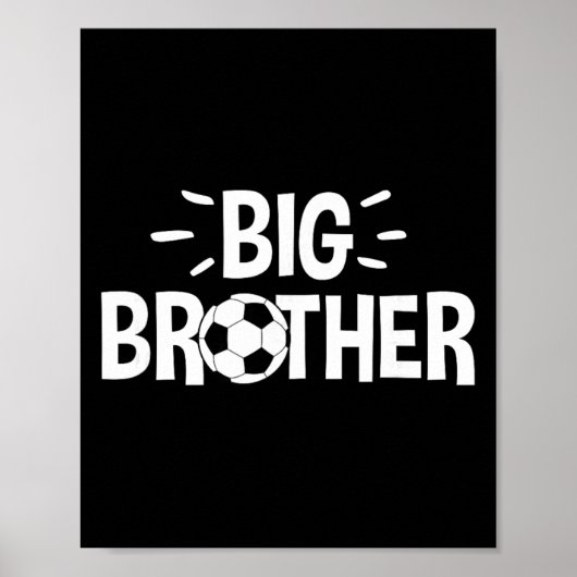 Grote Broer Voetbal Poster (Voorkant)