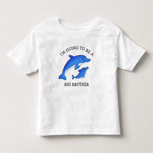 Grote broer worden | Dolfijnen   Kinder Shirts (Voorkant)