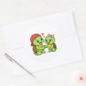 Grote Broer - Zusterliefde Ronde Sticker (Envelop)
