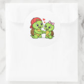 Grote Broer - Zusterliefde Ronde Sticker (Tas)