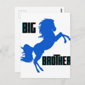 Grote broerpaarden briefkaart (Voorkant / Achterkant)