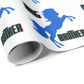 Grote broerpaarden cadeaupapier (Rol Hoek)