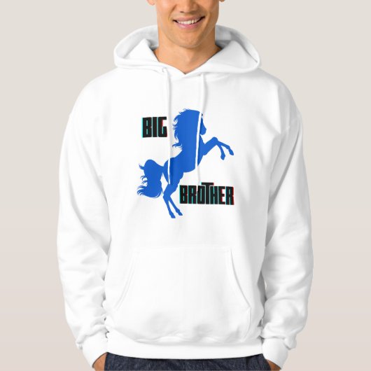 Grote broerpaarden hoodie (Voorkant)