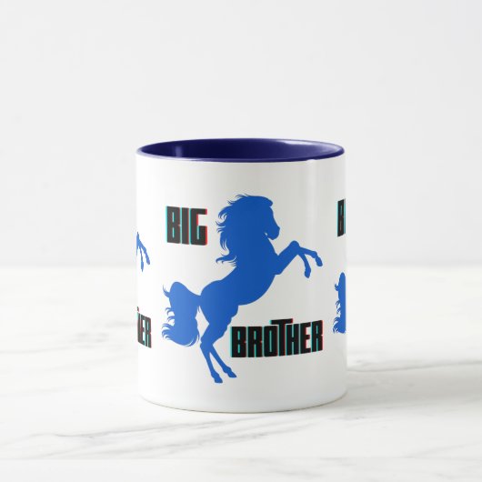 Grote broerpaarden mok (Midden)