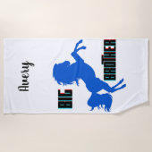 Grote broerpaarden strandlaken (Voorkant)