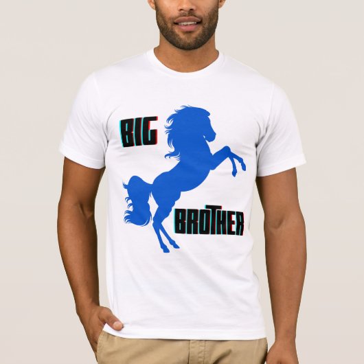 Grote broerpaarden t-shirt (Voorkant)