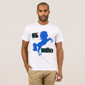 Grote broerpaarden t-shirt (Voorkant volledig)
