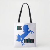 Grote broerpaarden tote bag (Voorkant)