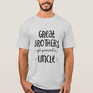Grote broers worden gepromoot bij oom t-shirt