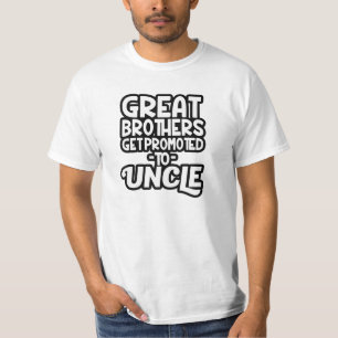 Grote broers worden gepromoveerd tot oom grappig s t-shirt