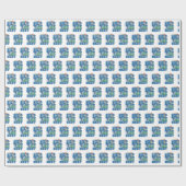 Grote broers zijn het allerbeste - Blauwebespennin Cadeaupapier (Vlak)
