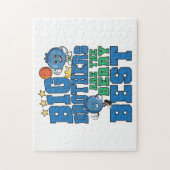 Grote broers zijn het allerbeste - Blauwebespennin Legpuzzel (Verticaal)