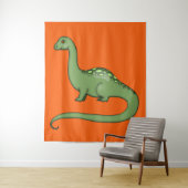 Grote Brontosaurus muur hangen voor kinderen Wandkleed (In situ)
