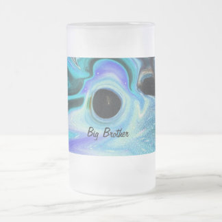 GROTE    BROTHERBEER MOK!! UIT DE DOOS MATGLAS BIERPUL
