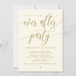 Grote Bruiloft, Happily Ever After Feest, Geel Gou Kaart