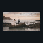 Grote bruiloft planner Premium aangepaste foto Bureaumat<br><div class="desc">* Voor extra zazzle zakelijke briefpapier,  adverteren of merchandising items aan dit item,  neem dan contact met ons op via de ontwerper contact op onze zazzle homepage.</div>