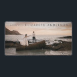 Grote bruiloft planner Premium aangepaste foto Bureaumat<br><div class="desc">* Voor extra zazzle zakelijke briefpapier,  adverteren of merchandising items aan dit item,  neem dan contact met ons op via de ontwerper contact op onze zazzle homepage.</div>