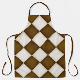 Grote Bruine & Antiek Witte Diamanten Groot Schort