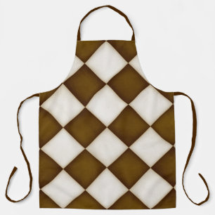 Grote Bruine & Antiek Witte Diamanten Groot Schort