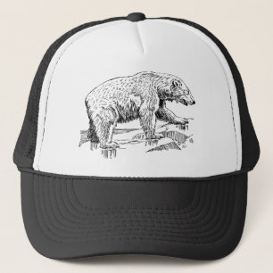Grote Bruine Beer Trucker Pet