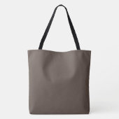 Grote bruine Canvas tas "I Love My Cat" Aangepaste (Achterkant)