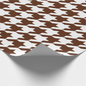 Grote bruine en witte hond cadeaupapier (Hoek)