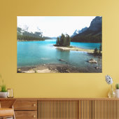 Grote bruine meeuw canvas afdruk (Insitu (Woonkamer))