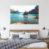 Grote bruine meeuw canvas afdruk (Insitu (Slaapkamer))