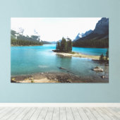 Grote bruine meeuw canvas afdruk (Insitu (Houten vloer))