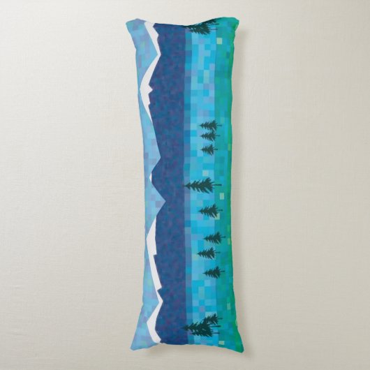 Grote bruine meeuw lichaamskussen (Voorkant Verticaal)