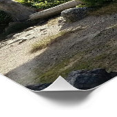 Grote bruine meeuw perfect poster (Hoek)