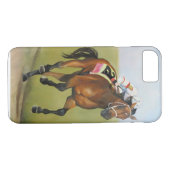 Grote bruine paardenolie voor roodbruin Case-Mate iPhone case (Achterkant (Horizontaal))