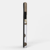 grote bruine pookadots Case-Mate iPhone case (Achterkant/rechts)