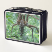 Grote bruine spin lunchbox (Achterkant)