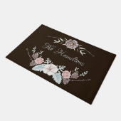 Grote bruine winterolijf Aangepaste doormat Deurmat (Schuin)