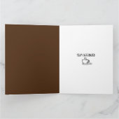 Grote bruine zondag van Coffee Lover Kaart (Binnen)