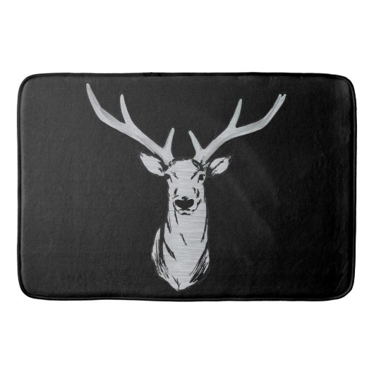 Grote Buck Deer Hunting Bath Mat (Voorkant)