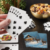 Grote Buck's Kerstmisbezoek Pokerkaarten (Insitu)