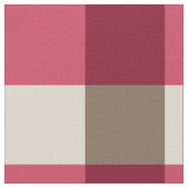 Grote buffelcheque, bruine, crème en taupe stof (Close Up)