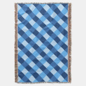 Grote buffelcheque, schaduwen van denim blauw deken (Voorkant Verticaal)