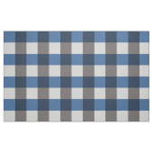 Grote buffelcontrole, grijs/grijs en blauw stof (Fat Quarter)