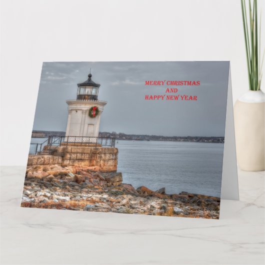 Grote Bug Light Kerstkaart Kaart (Voorkant)