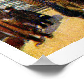 Grote  buikepokscène Wenen Oostenrijk Poster (Hoek)