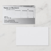 Grote buiten utility garage visitekaartje (Voorkant / Achterkant)